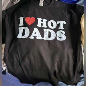 I heart hot dads tshirt